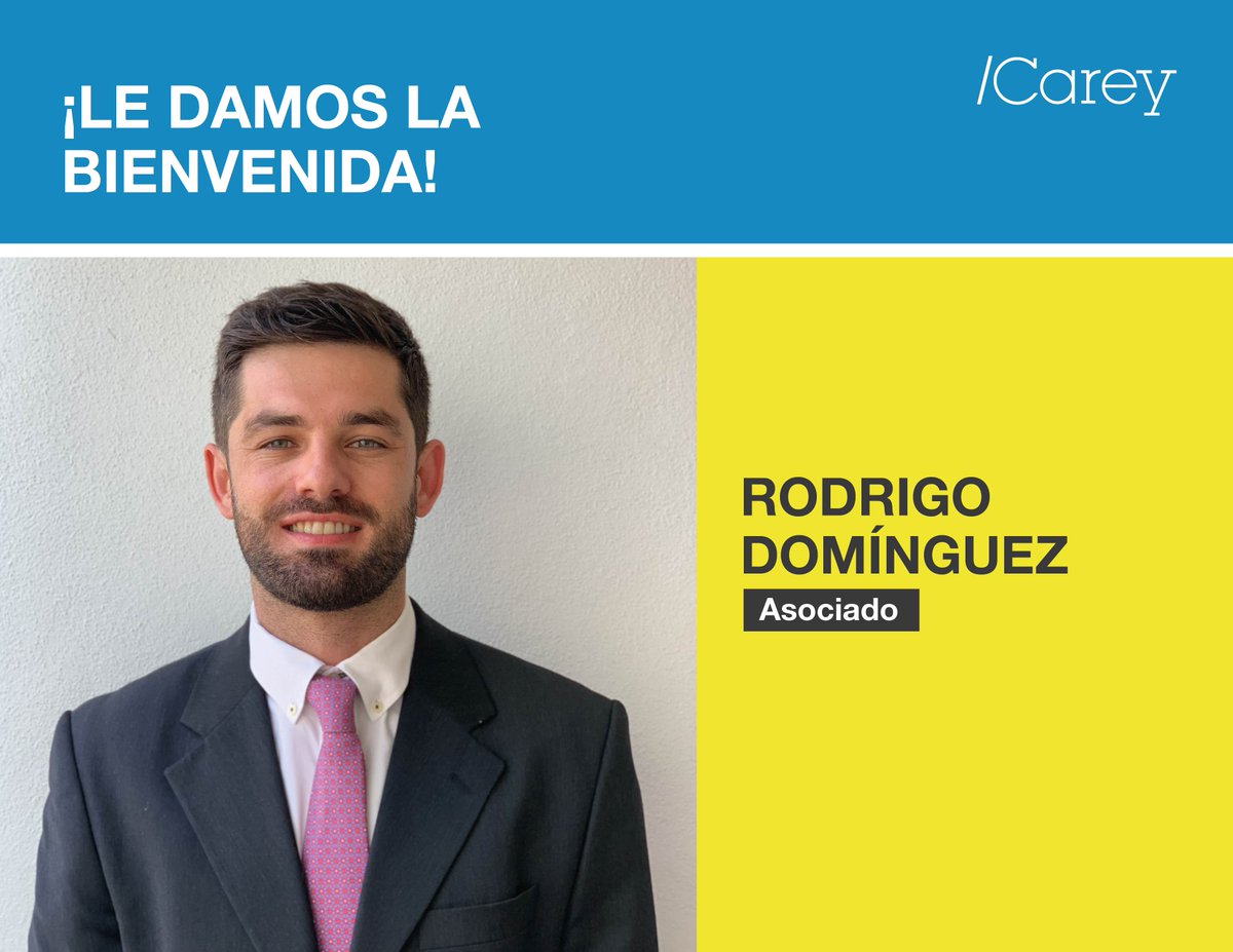 Rodrigo es abogado de la Universidad de Chile y se integra al grupo de Derecho Público, liderado por Camilo Lledó y Patricio Zapata.

¡Bienvenido! 🙌