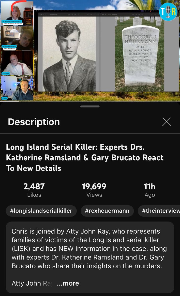 NEW:  #Reaction to the new info - they discuss the family history too  #GilgoBeach #JohnRay #GaryBrucato #KatherineRamsland #InterviewRoom youtube.com/live/3arSwL0zu…