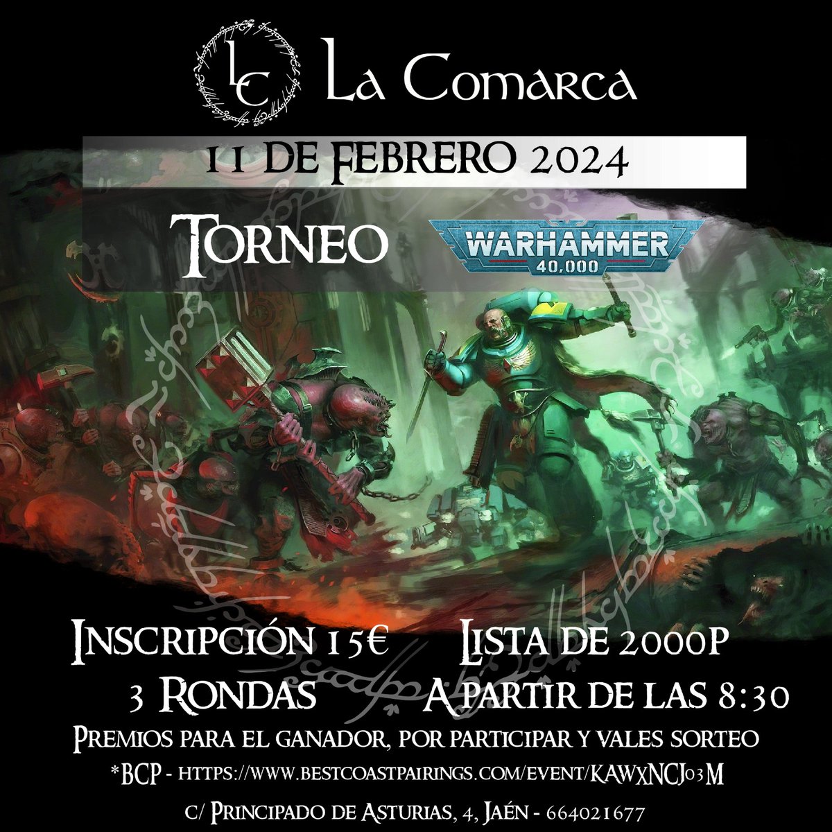 ComarcaJaen's tweet photo. 🎲🎲Ehhh preparaos!!!!!! Afilad el acero y recargad las armas, la lucha sigue!!  Donde? Aquí, en La Comarca🎲🎲

@gamesworkshopstuff #gamesworkshop #juegoslacomarca #lacomarcajaen 

https://t.co/oS2HoQiTuH https://t.co/EBdHaaCOUi
