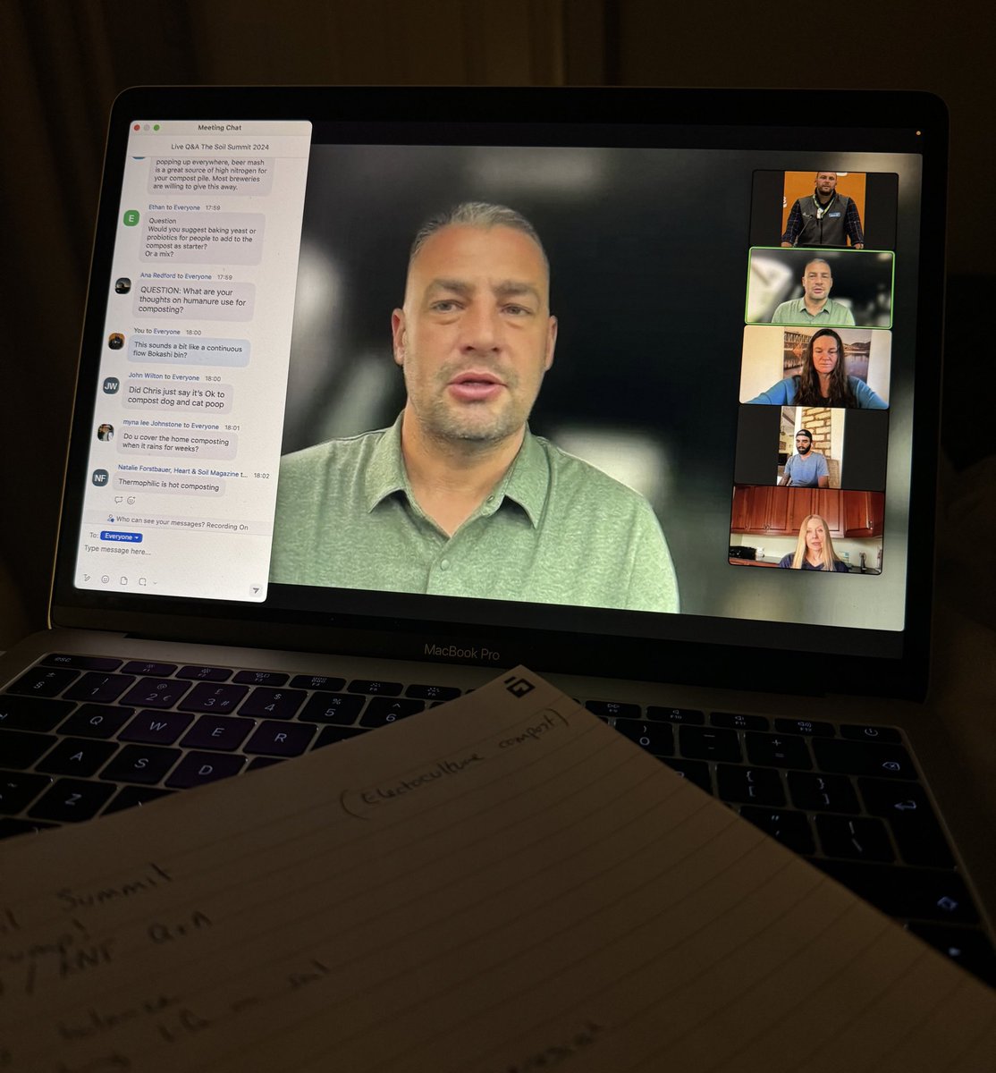 Chris Trump, the KNF master, is first up at #thesoilsummit2024 talking about composting, IMO and the importance of microbial diversity 👍