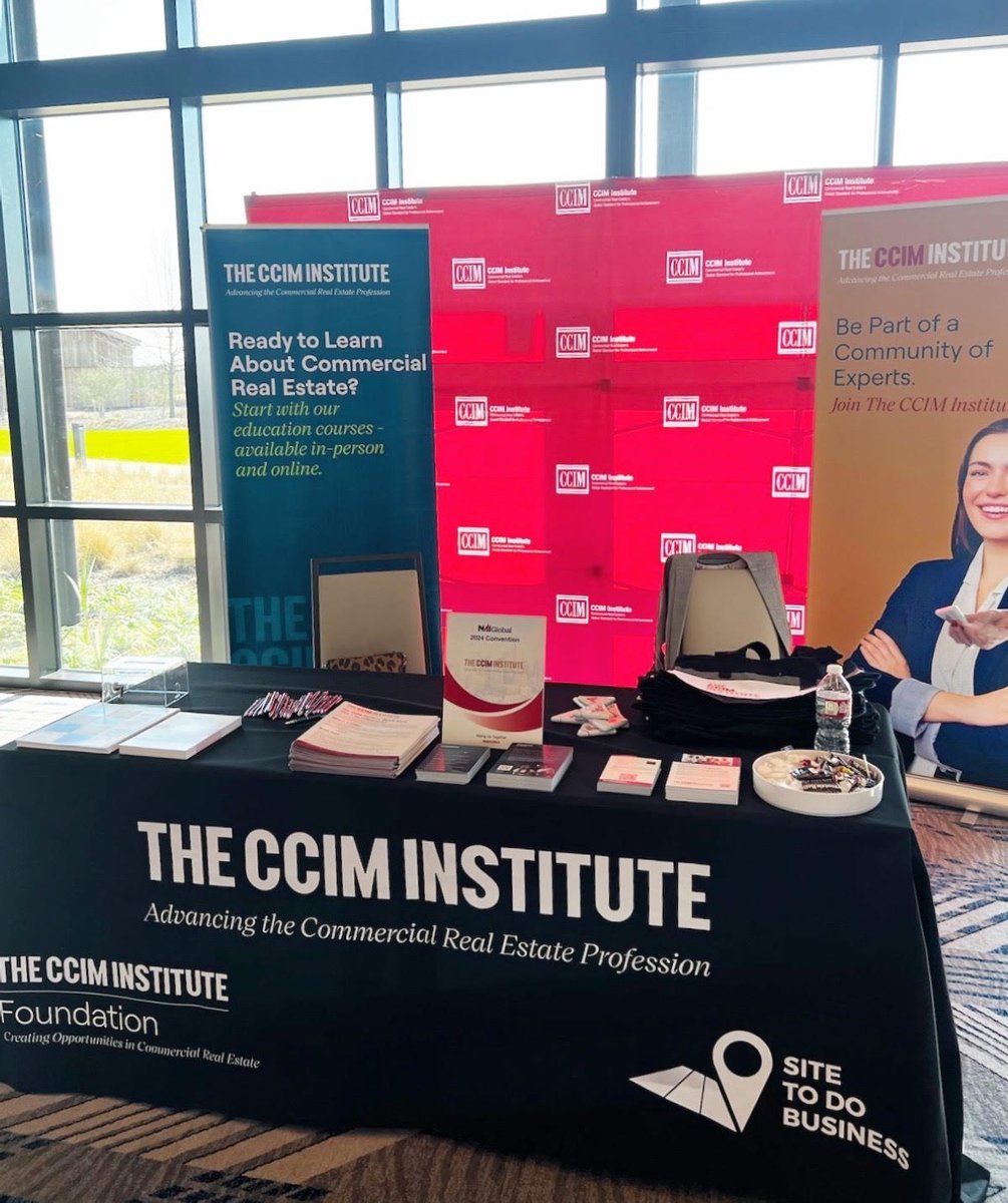 ccim's tweet photo. Are you attending the @NAIGlobal Convention 2024?

Be sure and stop by our booth #21 to learn about the #pathtothePin and meet with our team of CCIM Designees and Members!

We're excited to share all that's in store for 2024 with #NAICON24 attendees.

#TheCCIMInstitute #CCIM https://t.co/vYXSmOuh0b