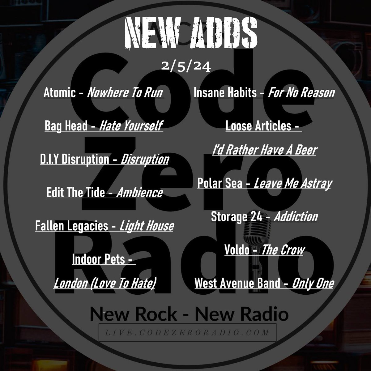 Your week just got better! Check out shiny new music. Now in rotation plus featured on Fresh Rocks, weekdays at ! pm CST/ 7pm GMT. (links in bio friendo) #andriod #newrock #radio #apps #alternativerock #Nobex #rotation #appstore #streaming #iPhone