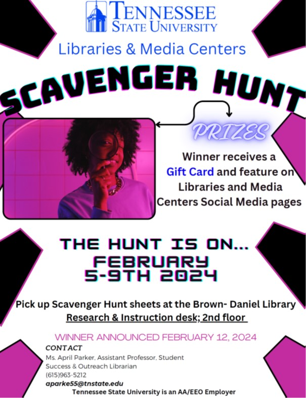 Tennessee State U. Libraries & Media Center tweet media