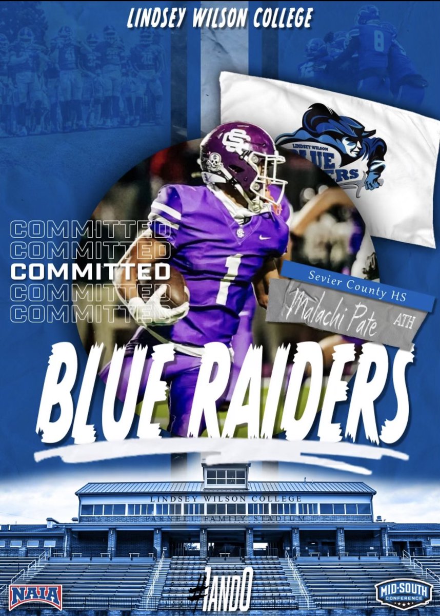 AGTG🙌🏾 I am blessed to announce that I will be committing to play @LWC_Football! Thank you GOD for the opportunity🔵⚪️ @CoachKleckler @Coach_CotterLWC @CoachGraham_LWC @CoachMWright @Coach_Ski19 @CoachAmbroseLWC @SmokyBearFball @LovedayTodd @LBM9425 @MattPenland14