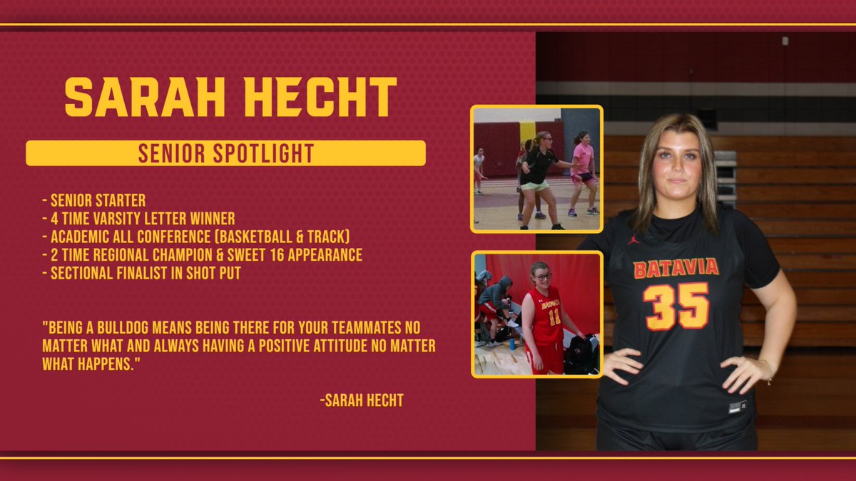 Senior Spotlight: Sarah Hecht