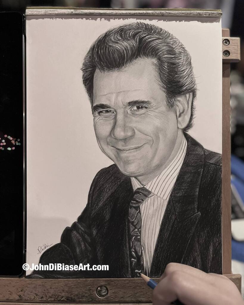 johnDiBiase's tweet photo. Happy Monday! Hereโs a freshly finished new freehand graphite drawing of John Larroquette as Dan Fielding in Night Court โบ๏ธ
#art #drawing #portrait #johnlarroquette #danfielding #artistsoninstagram #nightcourt https://t.co/UTe4JKVN9Y https://t.co/oahAJjrmdk