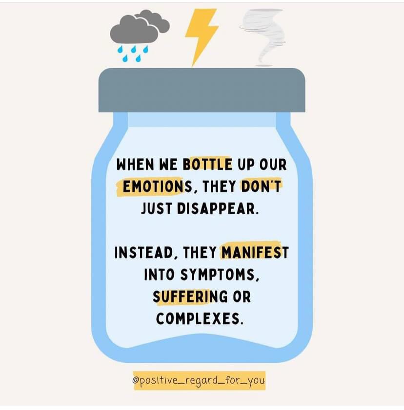 💜 Yes, I am learning to reach out. I’ve always ‘bottled it up’. 
When there’s no safe outlet growing up, then we learn to suppress and cope alone. 💜 #bottledupfeelings #talkingtherapy #cptsd #learntbehaviour