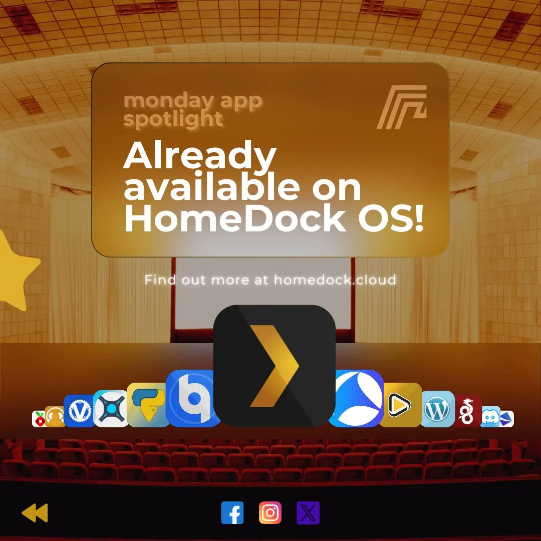 Transform your way of enjoying and sharing your movies, TV shows, music, and photos with Plex on HomeDock OS.

Effortlessly organize your media library, access it from anywhere, and share your favorites with friends and family. Discover how Plex on HomeDock OS makes magic happen!