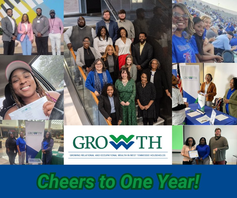 In February of 2022 we enrolled our first participant and have been GROWWING ever since! Thank you to TN Dept. of Human Services, community partners, UofM, and over 400 West TN parents who put their faith in us!
We're now in Grant Year 2 and can't wait to show you what's next!