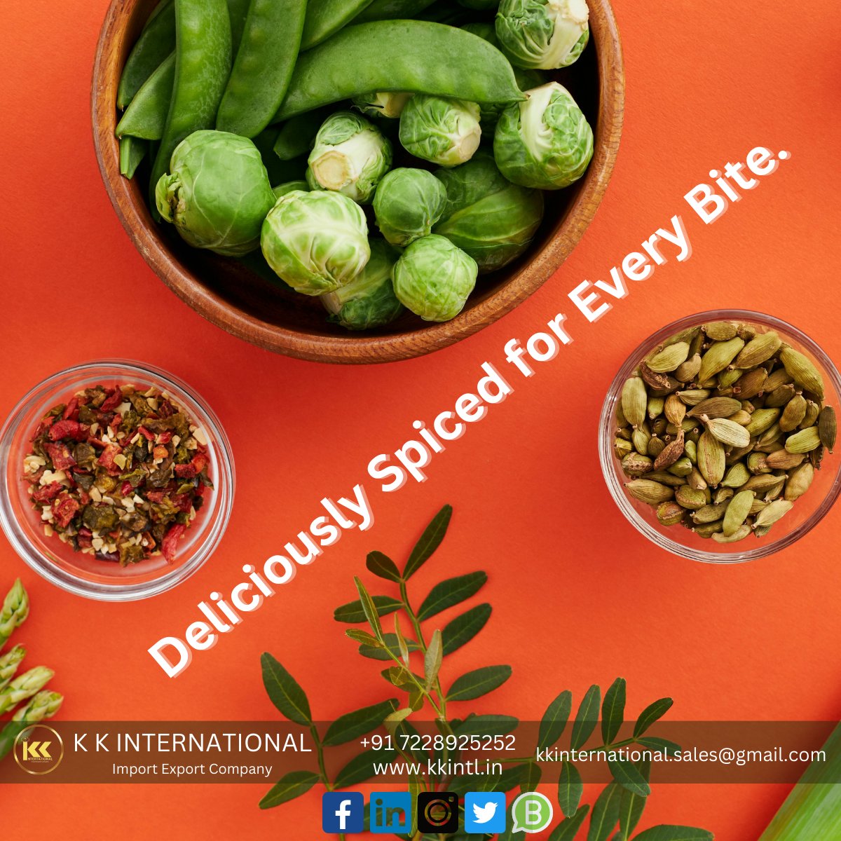 kkintl.in
facebook.com/profile.php?id…
instagram.com/spices_sales.k…
linkedin.com/in/k-k-interna…
x.com/KKINPORTEXPORT
g.co/kgs/t6d4icZ