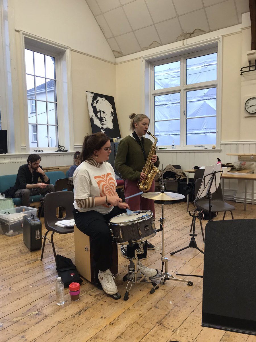 StowawayTheatre's tweet photo. And we’re off!! First day of rehearsals done! So exciting to be working with such a fab group of talented humans ❤️ Huge thanks to @CygnetTheatreUK for hosting us!

#40Elephants https://t.co/nEsFFBJo3H