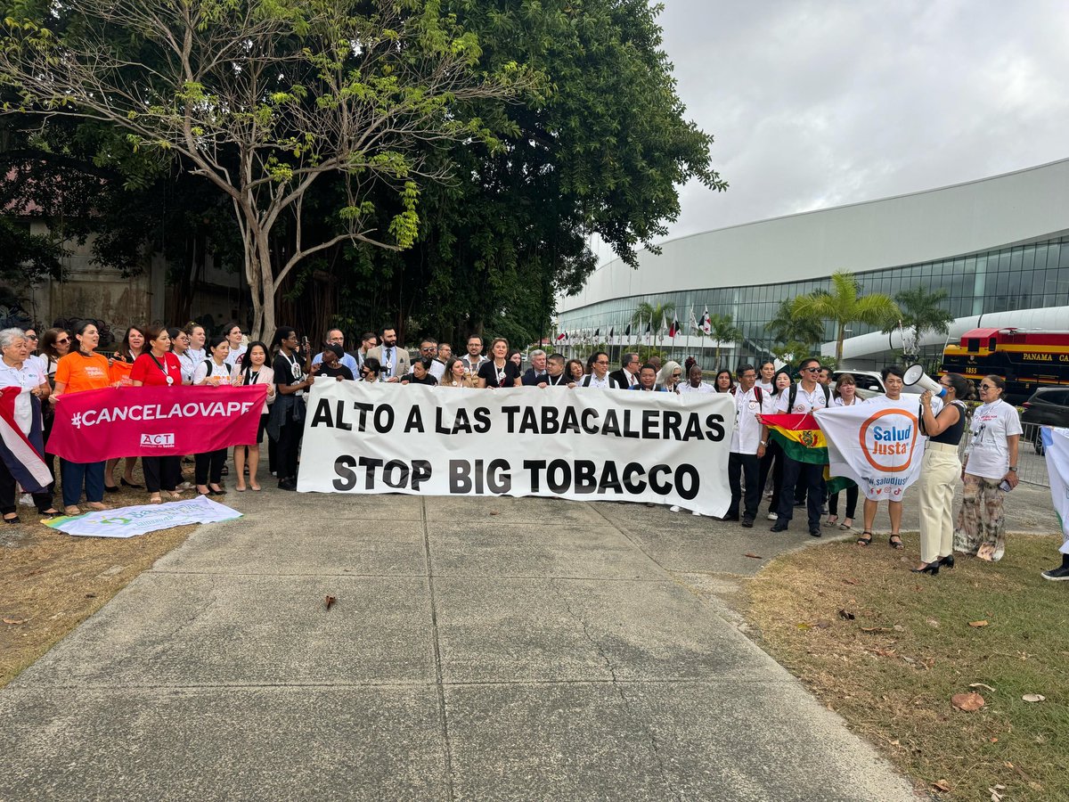 saludconlupa's tweet photo. 🚨Desde hoy hasta el 10 de febrero se realiza en Panamá la 10ª Conferencia de las Partes del Convenio Marco de OMS para #ControldelTabaco #COP10, que convoca a 183 gobiernos.
Org. civiles en la cumbre alertan riesgo de interferencia de la industria tabacalera🧵
📸@SaludJustaMX https://t.co/ldC9KTjjAT