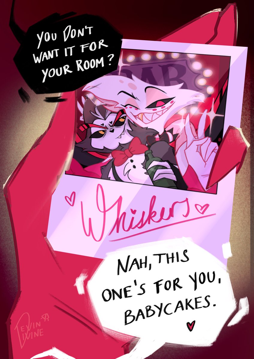 haven’t thought about anything else in over a week….have #HuskerDust after putting up their new bar sign orz 💕#HazbinHotelFanart