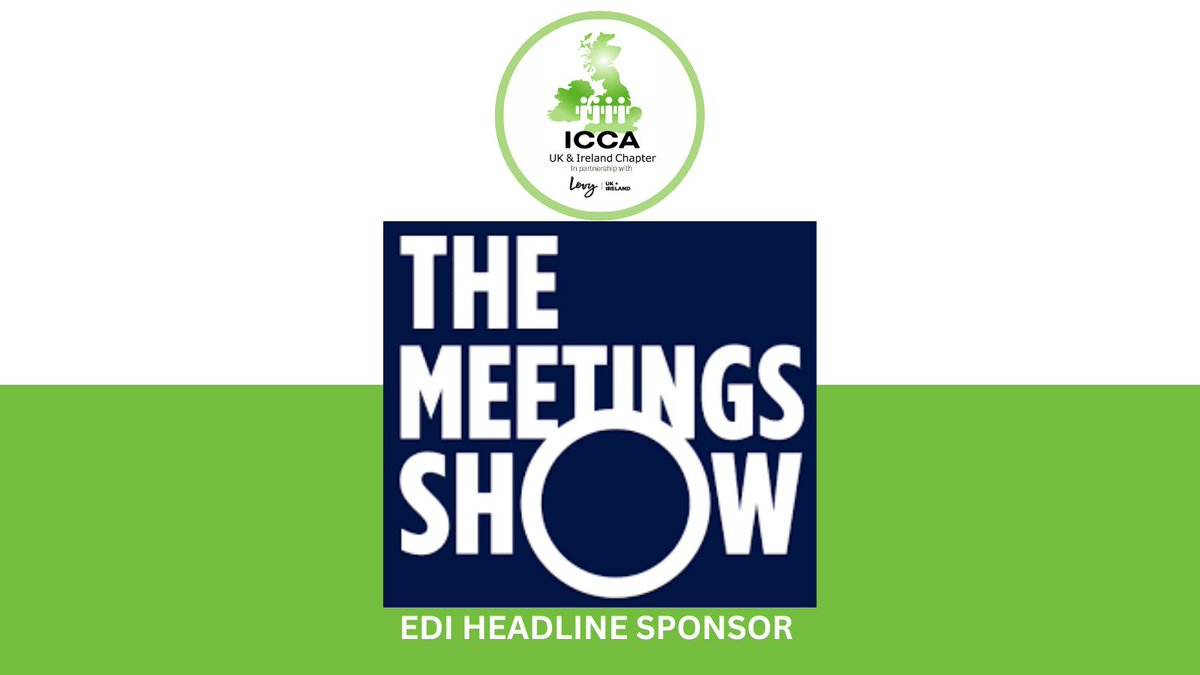 ICCA UK&I Chapter (@iccauki) on Twitter photo Thank you to <a href="/MeetingsShow/">The Meetings Show</a> for being our 2024 conference EDI Headline Sponor...Folks stay tuned for info on their sponsored session next week! Thank you to <a href="/MeetingsShow/">The Meetings Show</a> for being our 2024 conference EDI Headline Sponor...Folks stay tuned for info on their sponsored session next week!