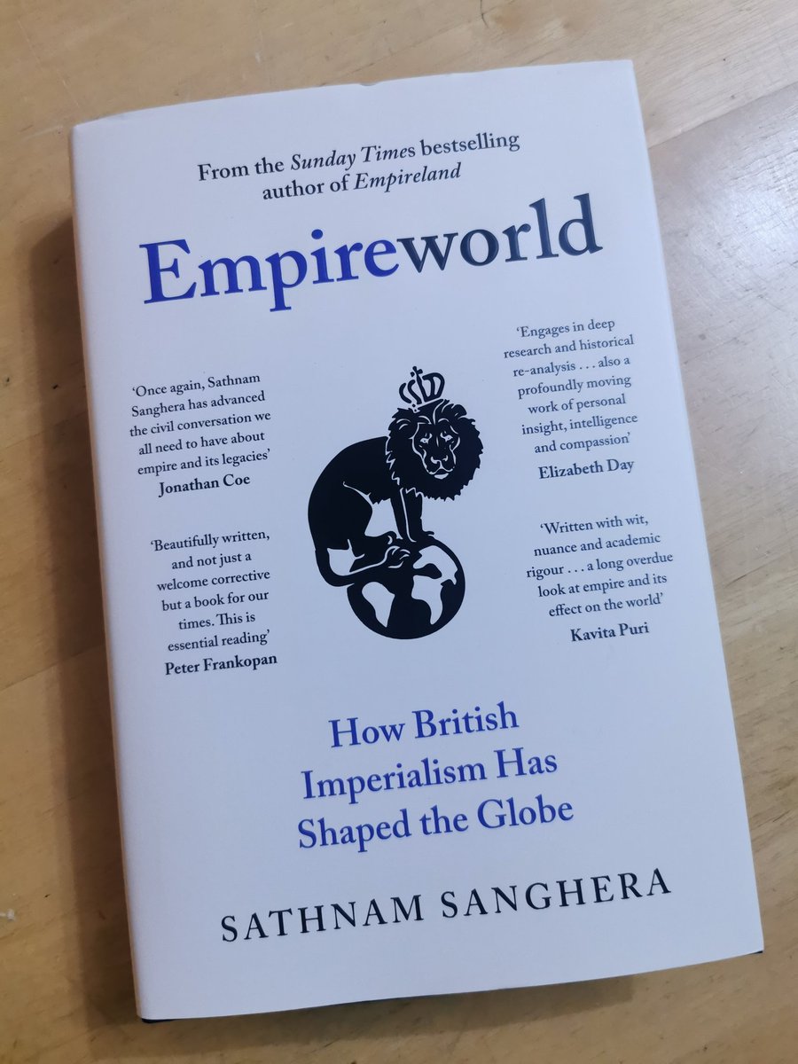 Ooooh yes! Look what has arrived @Sathnam, can't wait 📙 #EmpireWorld #BritishEmpire #DecolonisetheCurriculum ✊🏽