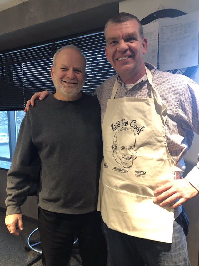 937Catfish's tweet photo. Hard to say goodbye to the Legendary @RonCookPG His knowledge and credibility is above all and I’m proud to have worked with him so many years but even more proud to call him a friend. Pittsburgh sports and @937theFan will not be the same with out him. Happy Retirement Ron! https://t.co/BXtuJ8SB5I