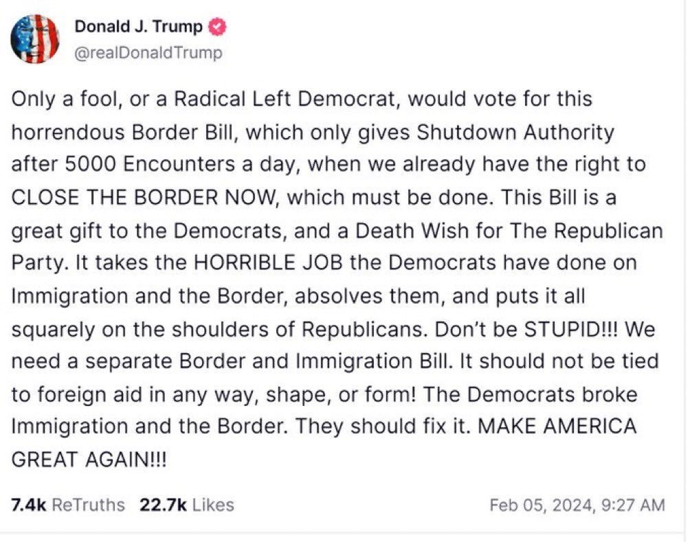 DineshDSouza's tweet image. Trump is right. Close the border now!