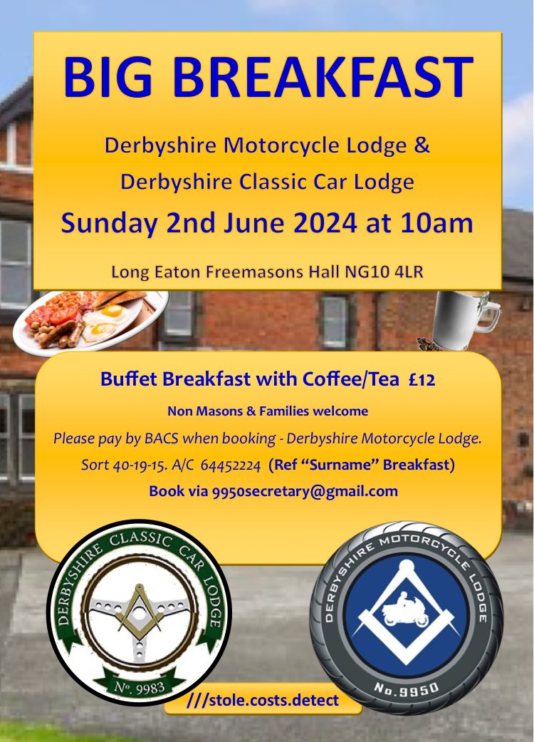 Save the Date. @Derbysfreemason
<a href="/UGLE_GrandLodge/">United Grand Lodge of England</a>
@thePorchway
<a href="/Derbys2025/">Derbyshire Festival</a>
@DMRAChapter
@DerbysRarchPGC
<a href="/DerbysRoyalArch/">Derbys RoyalArch</a>
<a href="/UGLE_GrandLodge/">United Grand Lodge of England</a> <a href="/philipmeynell62/">Philip Meynell</a>