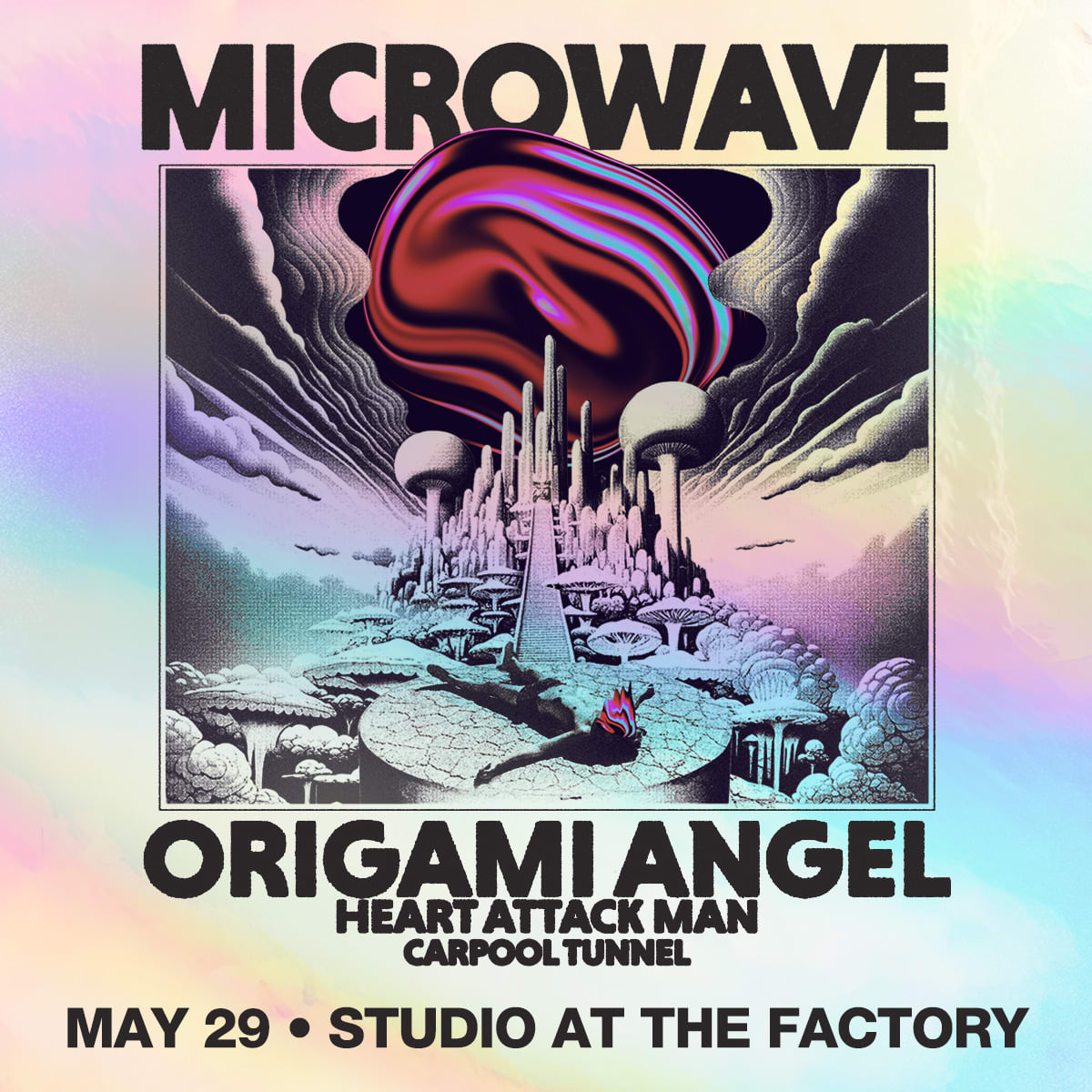 The Studio at the Factory (@studioatfactory) on Twitter photo JUST ANNOUNCED: Microwave <a href="/microwaveatl/">Microwave</a> & Origami Angel <a href="/GAMIGANG/">Origami Angel</a> are coming to DALLAS <a href="/studioatfactory/">The Studio at the Factory</a> on May 29! Tickets on sale FRIDAY at 12PM! JUST ANNOUNCED: Microwave <a href="/microwaveatl/">Microwave</a> & Origami Angel <a href="/GAMIGANG/">Origami Angel</a> are coming to DALLAS <a href="/studioatfactory/">The Studio at the Factory</a> on May 29! Tickets on sale FRIDAY at 12PM!