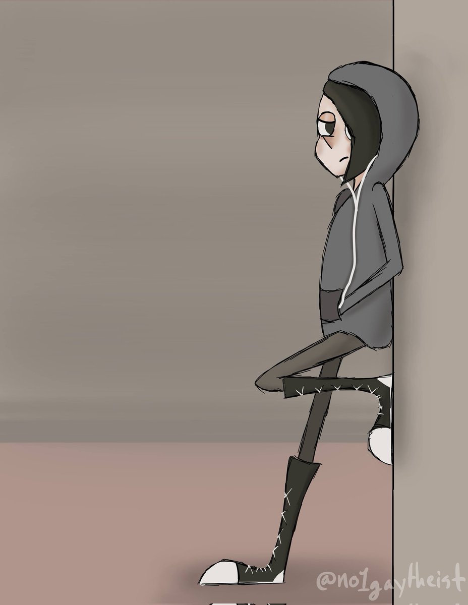 No1gaytheist's tweet image. For me when I was developing my style, I started out by trying to make my art look as close to the art style of my inspiration as possible, which wasn't great. But, over time, I developed it an made it my own. Sort of like an experimentation period