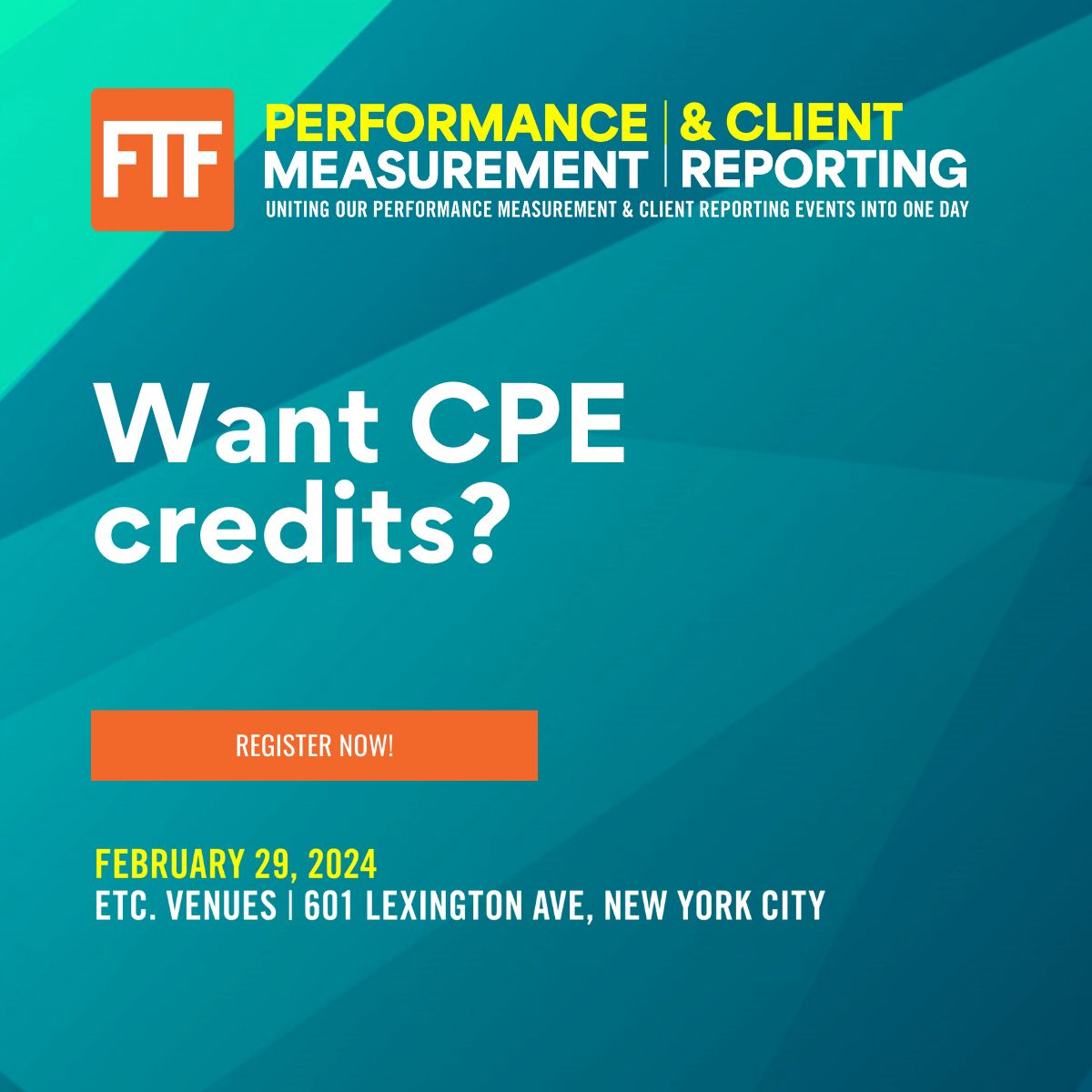 Join us in NYC on 2/29. Earn 7.5 CPE credits while gaining valuable insights on building &amp; nurturing performance &amp; client teams, optimizing multi-asset strategies, quantifying portfolio managers' performance, overhauling reporting &amp; more. Register now: pages.ftfnews.com/event-registra…
