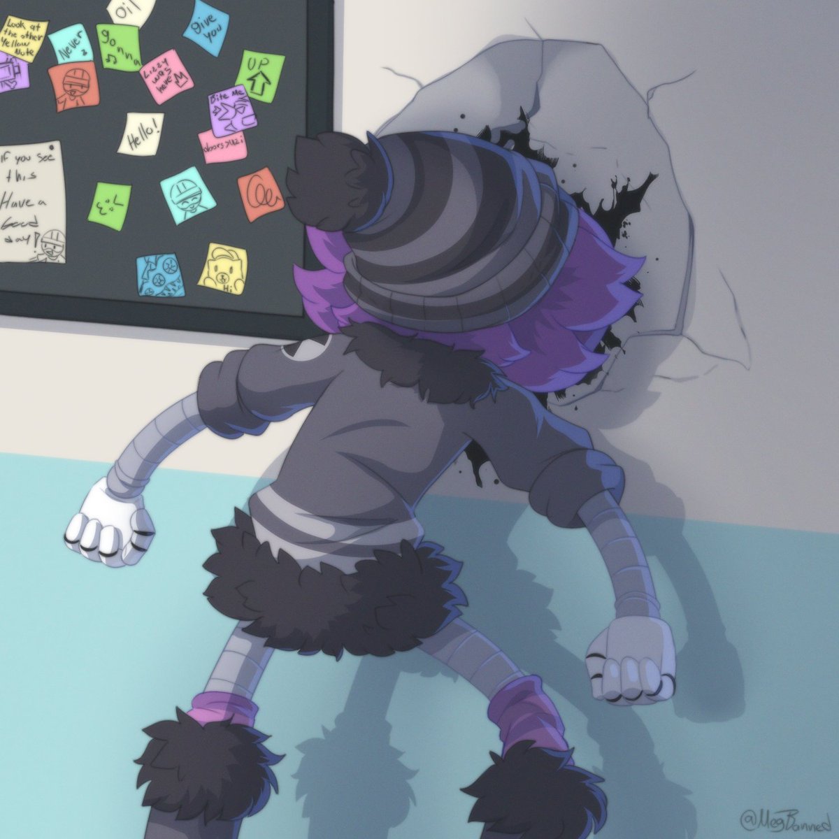 MegBanned's tweet image. She's mad

#murderdrones #murderdronesfanart