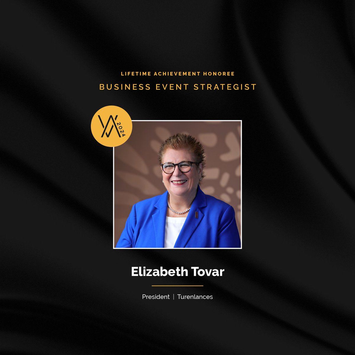 Congratulations to Elizabeth Tovar our 2024 Visionary Awards Lifetime Achievement Honoree for Business Event Strategist! Meet all the incredible honorees and finalists at the Visionary Awards during #BEIW24. Celebrate these exceptional stars! bit.ly/3HQmsqN #PCMA