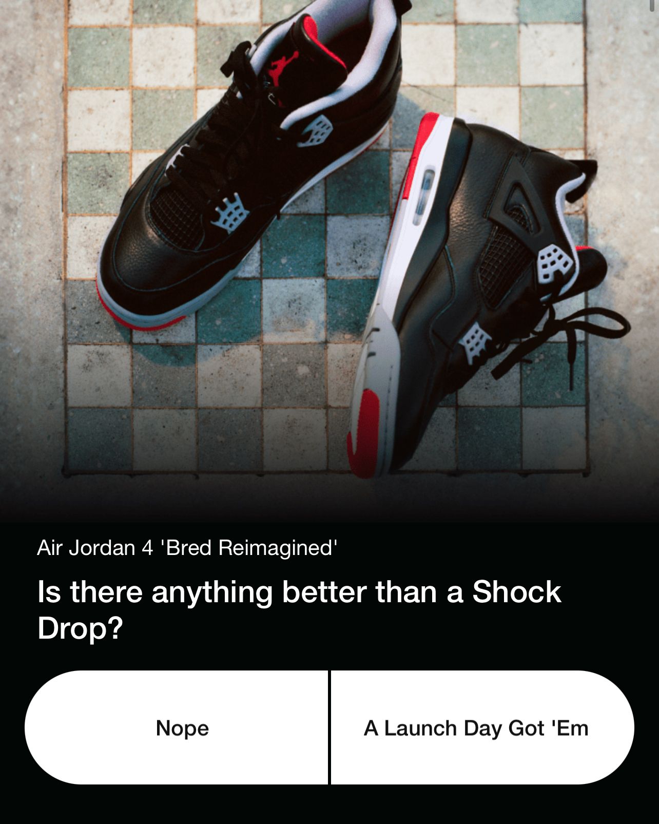 Bred 4 snkrs sales