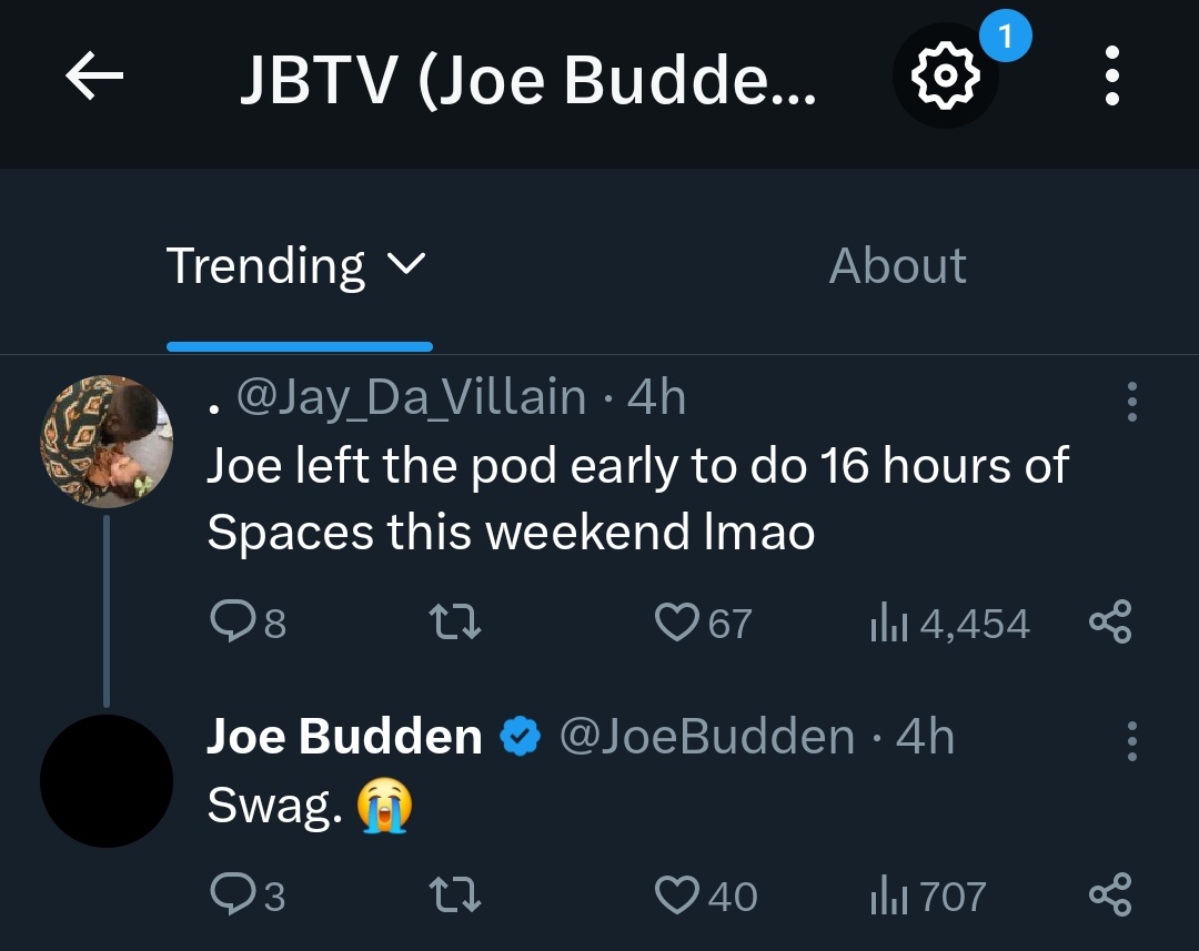 JBTVCommunity's tweet photo. Pays the cost to be the boss 😂 https://t.co/GKzLgqMIin