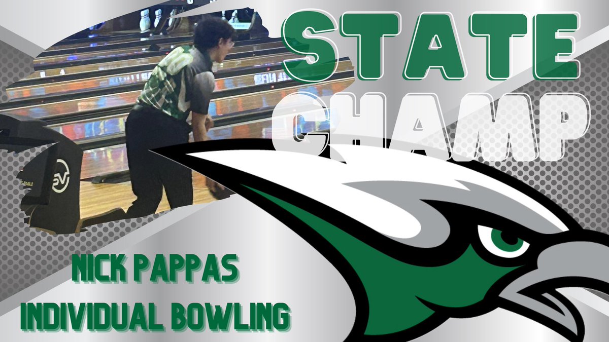 Congrats to Nick Pappas. 

Skutt Catholic’s first ever bowling STATE CHAMPION!