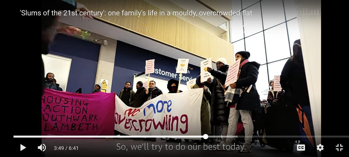 🗣️"We expected 30 people, but more than 60 people came...the protesters, most of them have problems like me."

🤩📽️🍿Watch this powerful video of our protest occupation with Amin's family fighting for a safe home for his baby free from toxic mould.
theguardian.com/society/video/…