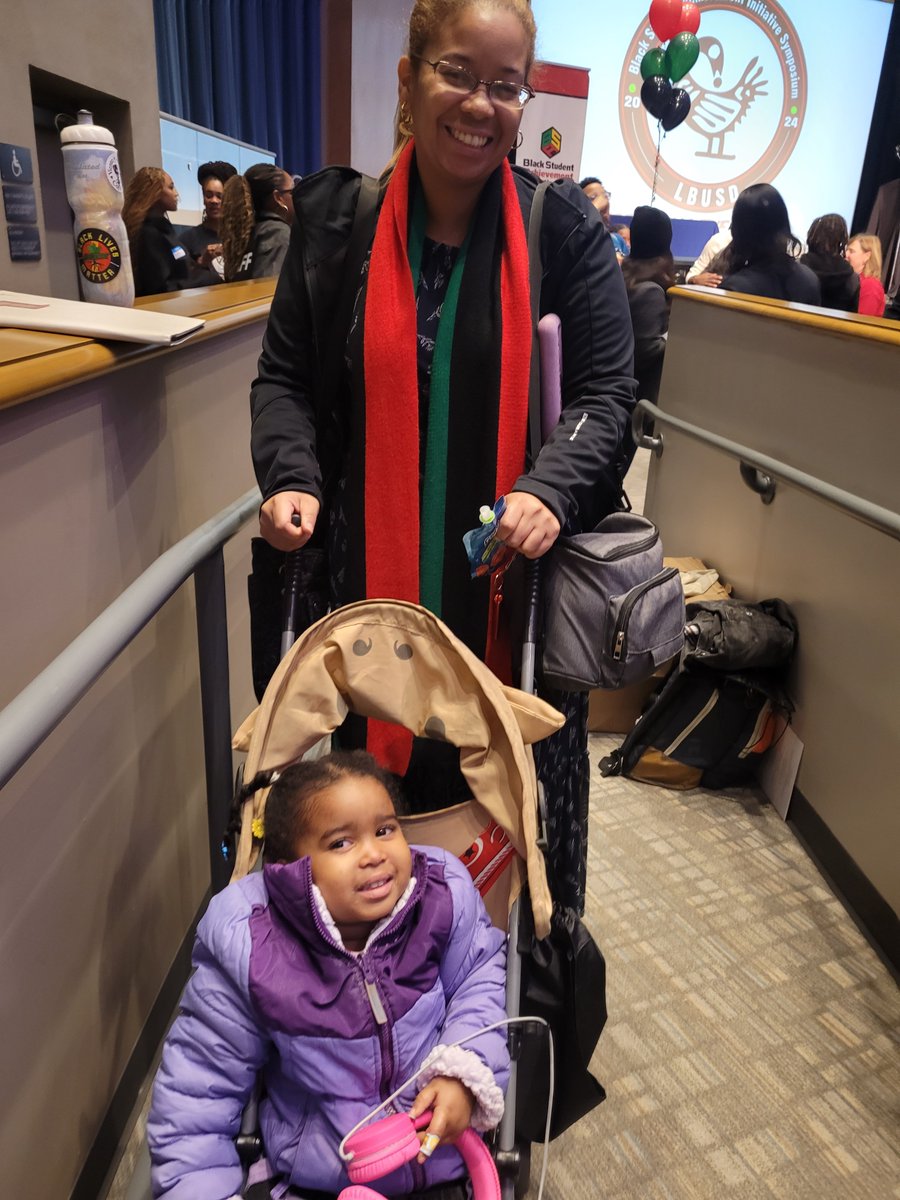 Chloe and I joined the LBUSD Black Student Achievement Initiave Symposium at Jordan High School. Listening to our students express their needs and share their aspirations will never cease to be awe inspiring. #GoUptown