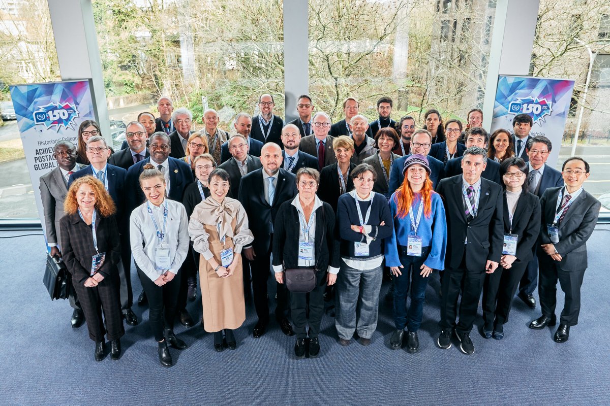 The UPU historians' colloquium closed in Berne last Friday welcoming almost 200 people onsite & almost 600 online viewers & marking the start of the #UPU150 year-long celebrations🎂

Stay tuned for the release of the full session recordings & conference proceedings soon📻
