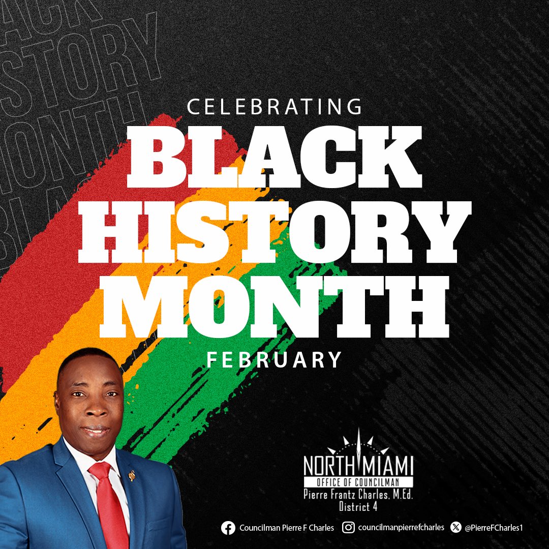 #weareinittogetherinD4 #Get2NoMi #BlackHistoryMonth #councilman #district4  #cityofnorthmiami #government #nomi #publicservice #mayorandcouncil #fyp #explorepage #explore