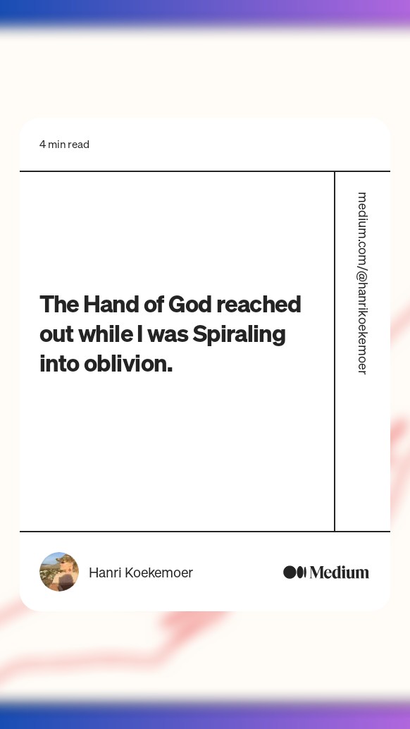 _Hanri_7_'s tweet image. Read this story from Hanri Koekemoer on Medium: medium.com/@hanrikoekemoe…