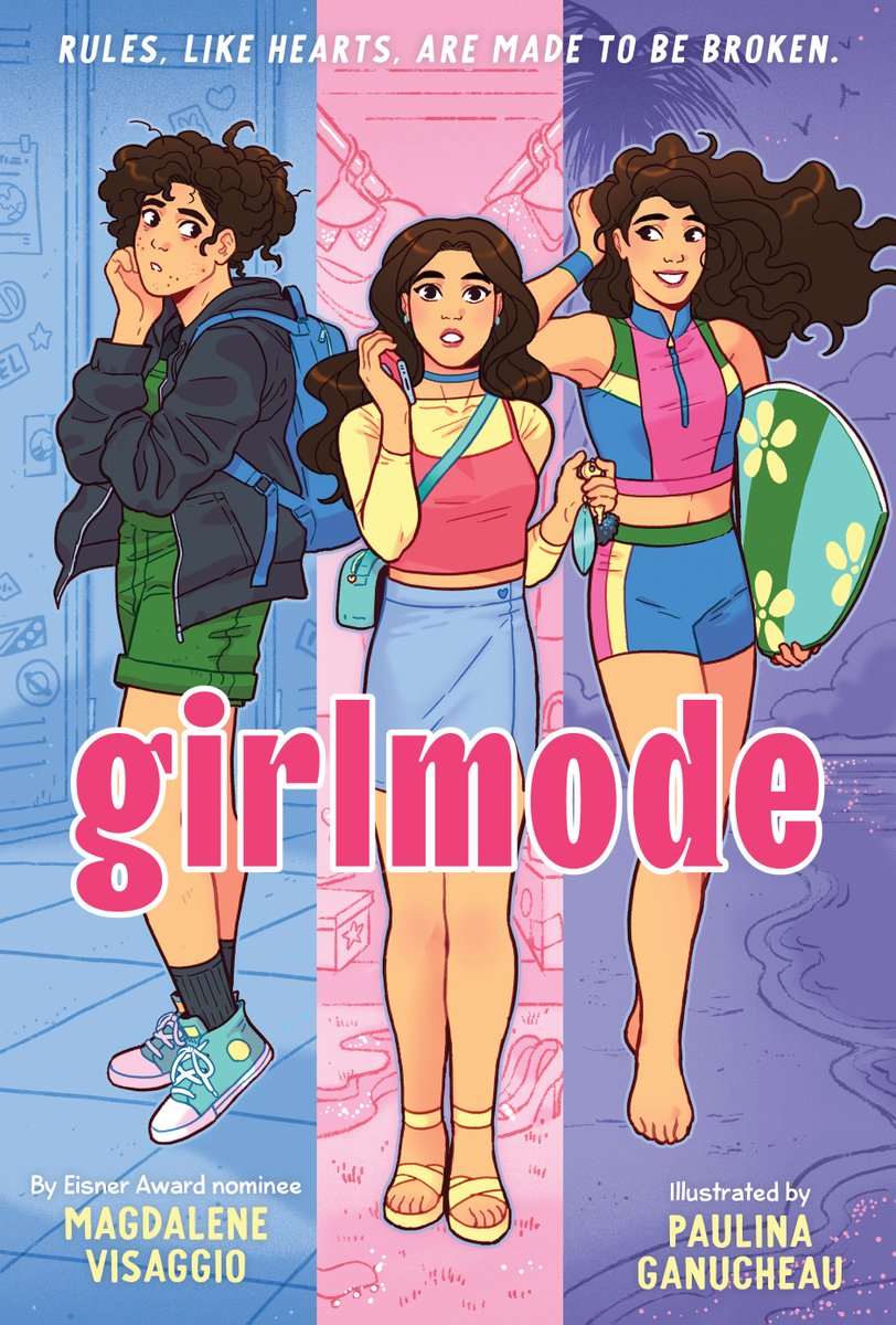 PlinaGanucheau's tweet image. ⭐️BOOK ANNOUNCEMENT⭐️   

GIRLMODE, an original graphic novel from HarperCollins by @MagsVisaggs and me!!   

Phoebe's 16, and she just moved from NY to CA and transitioned at the same time. Now she's gotta learn what's expected of her. It's a lot. Pre-order in the link below!