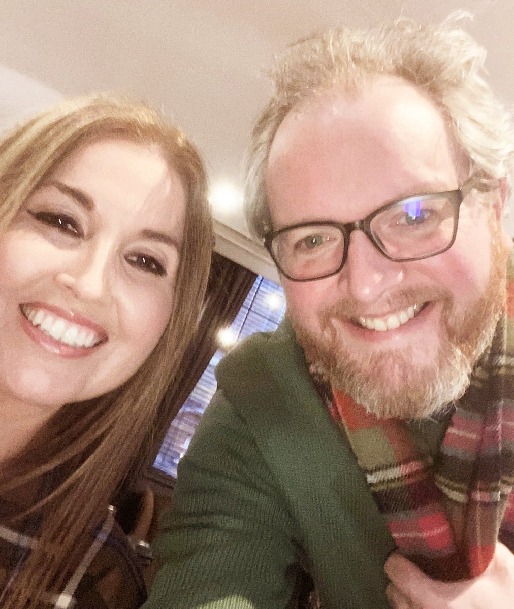 KimTserkezie's tweet photo. I adore this man so much!  Joyous to catch up with the fabulous Miles Jupp. He's on tour at the mo! Go see him if you can! https://t.co/ZqGSoNAJt4