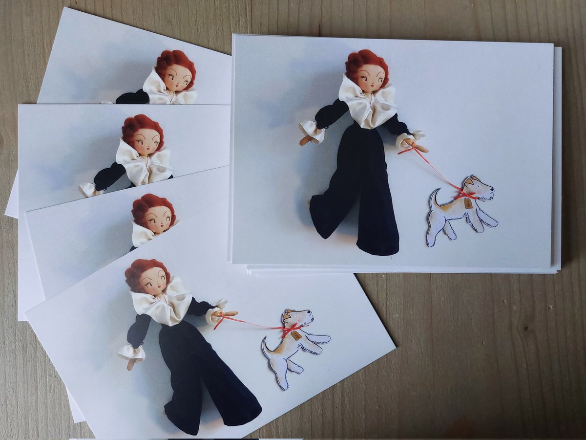 Cute factor. New postcard freebies to go out with future orders 🐶