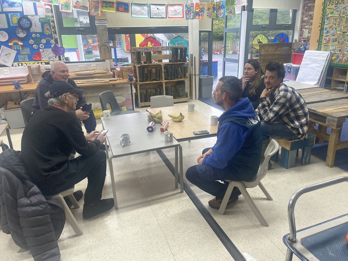 CrockfordMorris's tweet image. A huge thank you to our amazing @PDCSPrimary community for helping us today. We took delivery of our first items from Keep Wales Tidy ready to develop our school field. A cup of tea and lunch for a good mornings work!