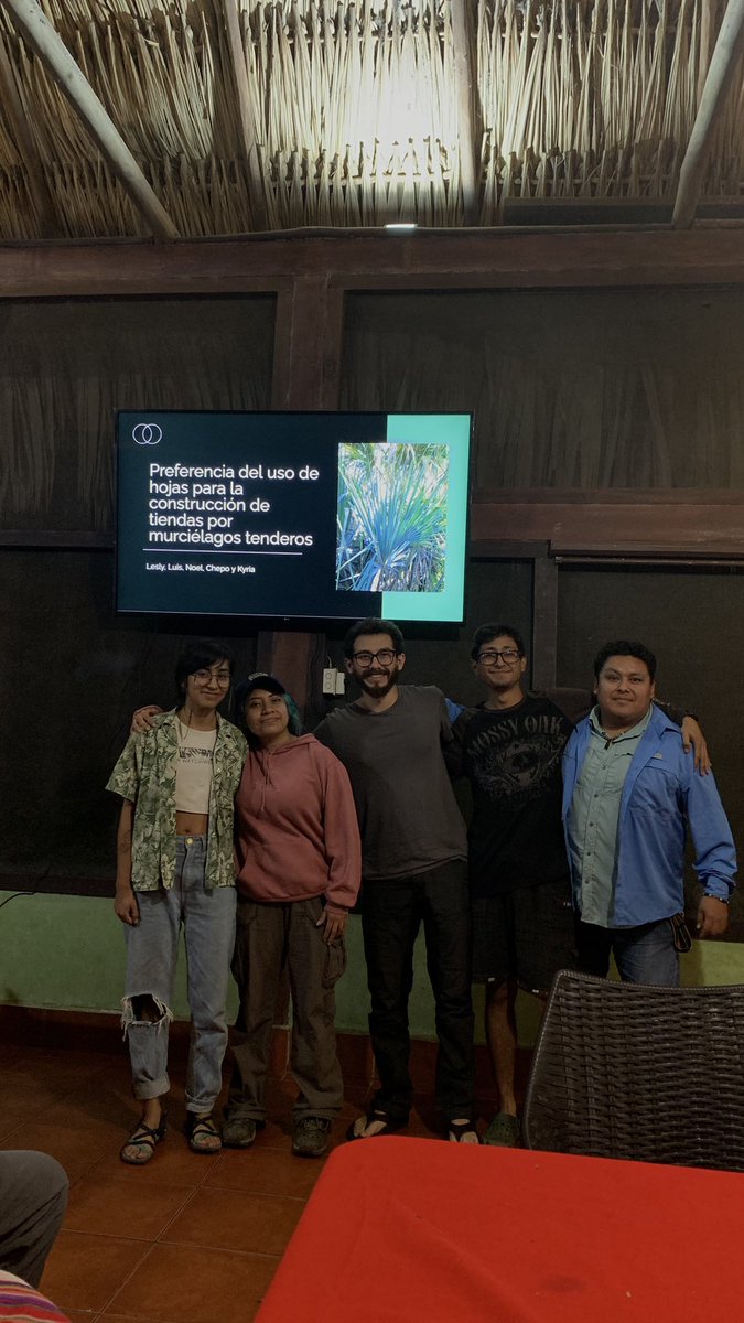 Yangochiroptera's tweet photo. Llevamos a cabo el primer curso de “refugios, ecología y conservación de murciélagos neotropicales” en Guatemala, en el cual participaron 13 estudiantes de 🇬🇹🇲🇽🇭🇳🇸🇻. Sin duda, una experiencia muy enriquecedora, llena de aprendizaje e intercambio cultural y académico. 
🦇🦇🦇 https://t.co/kcT0sxg5Ry
