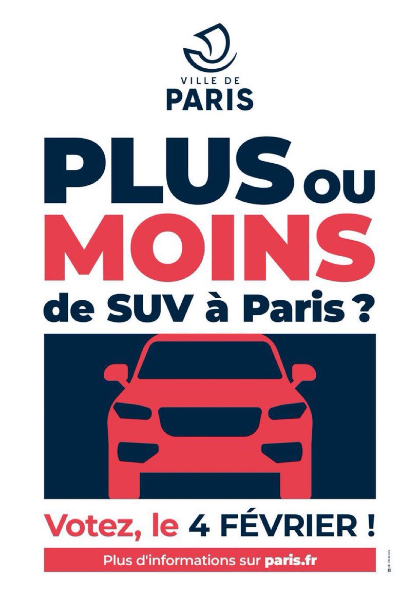 🆘 Démocratie 

Le plus grand perdant de cette consultation sur les SUV c’est malheureusement la démocratie locale. 

Fil 🧵👇