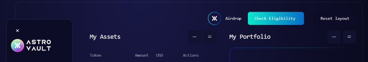 $AXV(<a href="/axvdex/">Astrovault</a>) airdrop eligibility checker and claim is live🔥🪂

Who is eligible?👇
✔️ Liquidity providers on Astrovault DEX
✔️ $JKL stakers
✔️ $ARCH stakers

PS: Airdrop eligibility checker and claim is not live for $ARCH stakers yet.

#Cosmos $ARCH #JKL $AXL
