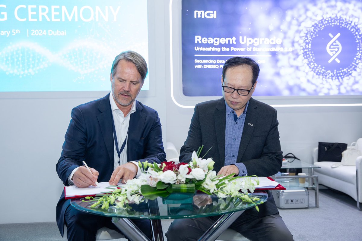 We're delighted to share our partnership with MGI, aimed at enhancing scalable and secure genomic sequencing. 

Our commitment to advance precision medicine continues.
Learn more at shorturl.at/fky08

<a href="/MGI_Technology/">MGI</a>