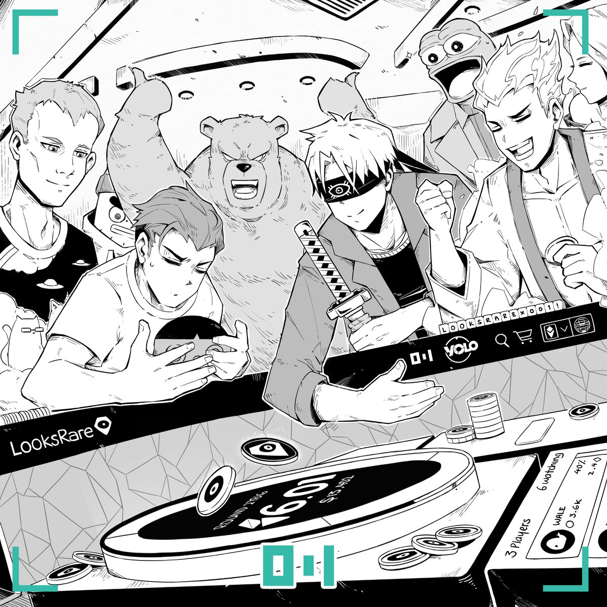 We are turning $3,000 into $30,000 at least.

This Thursday at 1PM EST, my brother <a href="/waleswoosh/">wale.moca 🐳</a> and I will be taking on this challenge inside of <a href="/LooksRare/">LooksRare</a>'s YOLO.

Here's the fun part. We'll be streaming it live and anyone who watches will receive an equal share of profits. We'll