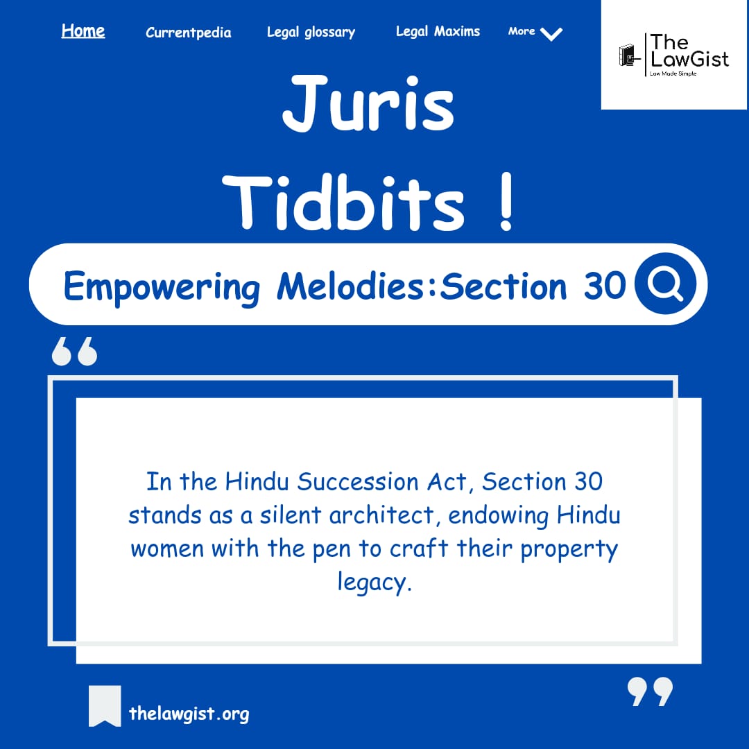 thelawgist's tweet photo. Exploring Section 30 of the Hindu Succession Act: Navigating inheritance rights in Hindu families.
#HinduSuccessionAct #InheritanceRights #FamilyLaw
#TheLawGist
#SupremeCourt #LegalInsights #Section30 #HinduLaw https://t.co/W3dKiNbOPL