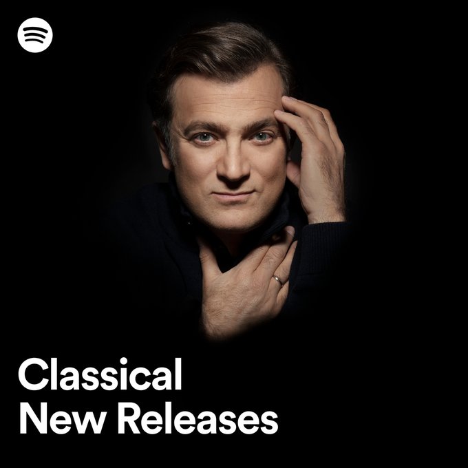 The new single from @RCapucon is featured on the top of @Spotify's Classical New Releases playlist! 🌟 Listen to his recording of 'La Passante du Sans-Souci' by film composer Georges Delerue, with @LesSiecles and @DuncanWardMusic, here: lnk.to/cnrTW