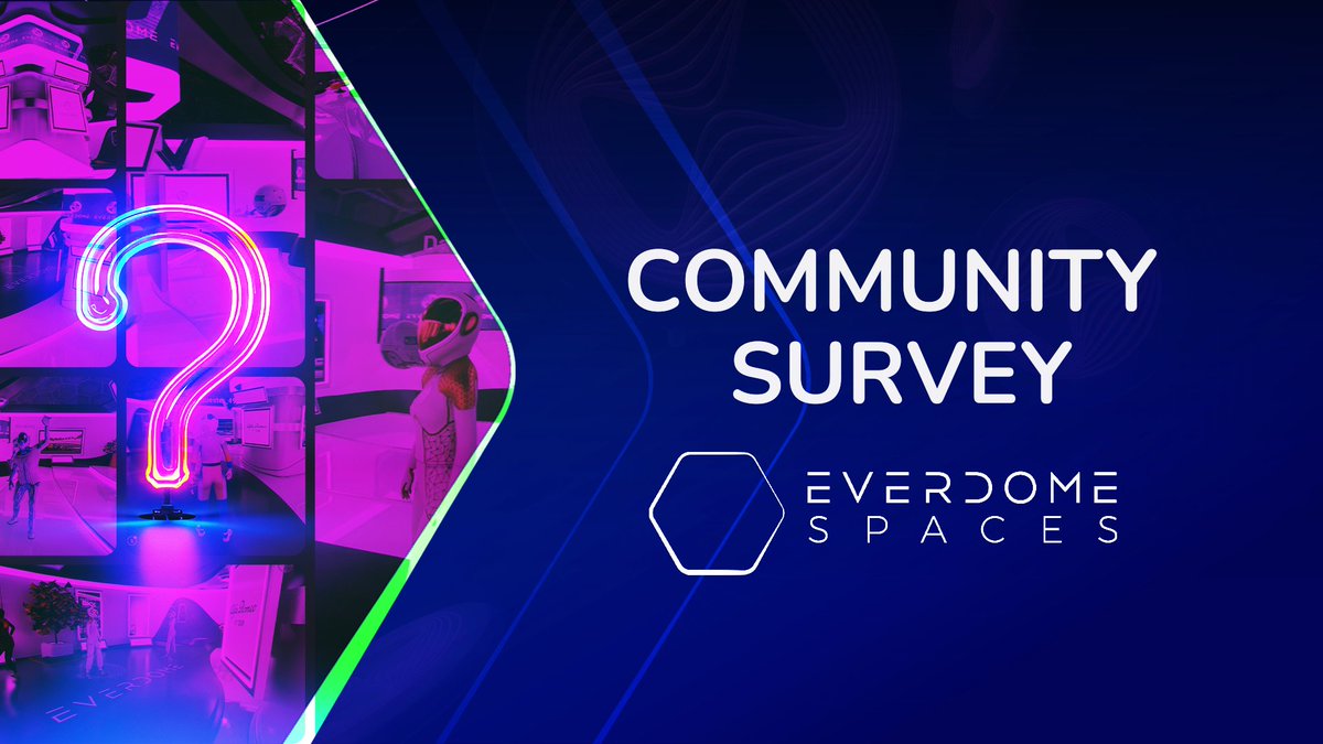 humainweb3's tweet photo. Harnessing Everdome's community power❤️Join us &amp; help shape the future of metaverse accessibility. 🏗

1 week left in our Spaces survey - get your voice heard &amp; grab a chance to win $100 USDT. 💰

Jump in👉 https://t.co/sGqnt1DP9t

#ImagineTheMetaverseDifferently https://t.co/vunuURRwzr
