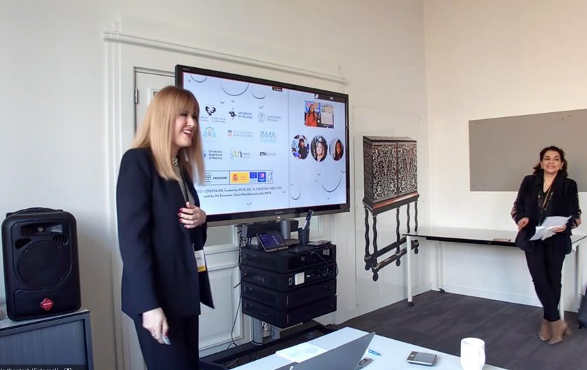 MaguChem's tweet image. What a scientifically enriching experience in Ateliergebouw (Amsterdam)! Through my talk I introduce our experience on #saltcrystallization in the #frescoes of #Pompeii, which guided us today to contribute to #sustainable #conservation through @ENCLOSUREproj