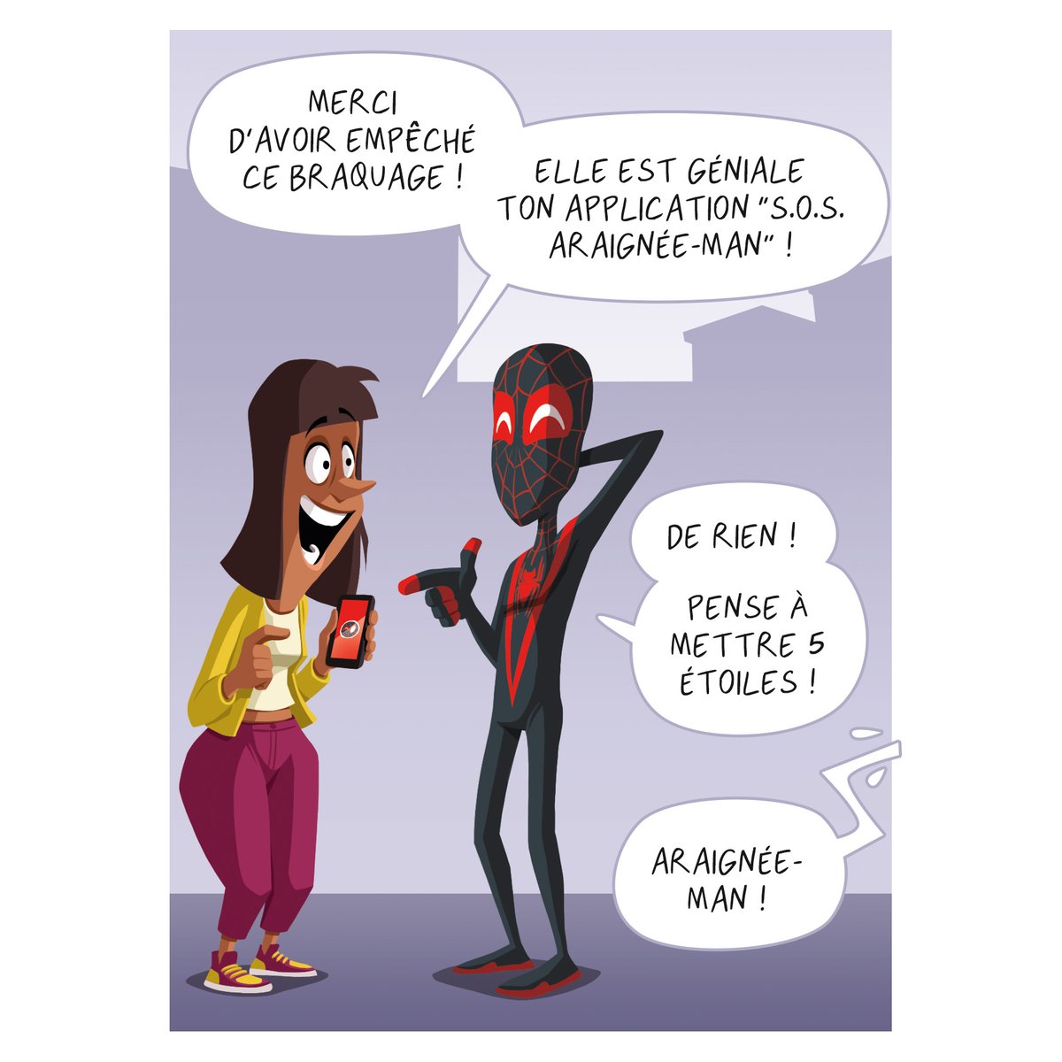 Stwivo's tweet photo. Tenez-vous prêts les amis... après Marvelouze 1 et 2, avec Ced, on s'est lancé dans un projet qui n'a strictement rien à voir... il s'agit de... accrochez-vous bien... Spiderlouze !!! (bon, oui, ça a un peu à voir en fait...). Extrait ! https://t.co/n1Aivdj2zx