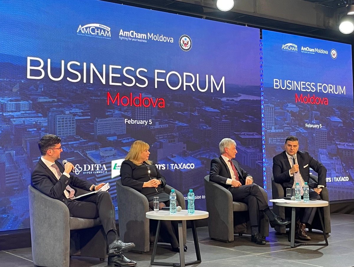 asf_romania's tweet photo. Președintele ASF, domnul Alexandru Petrescu, a participat, în data de 5 februarie, la Chișinău, la Forumul de afaceri Business Mission to Moldova, eveniment în cadrul căruia a reiterat implicarea activă a ASF în dezvoltarea piețelor financiare non-bancare din Republica Moldova. https://t.co/7doe6ZfgDC